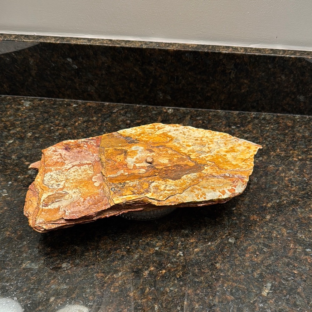 Kerosene Rustic Stone Candle